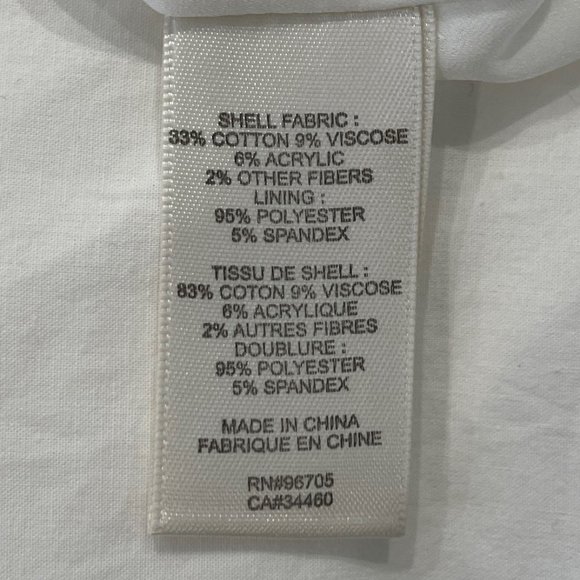 Rebecca Taylor Off-white Paneled Tweed Skirt with Raw Edges, Size 6 - Picture 6 of 6